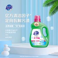 超能 洗衣液护理液套装 洁净 洗衣液3kg+衣物护理液2.5kg (单位:组)