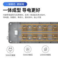 德力西电气（DELIXI ELECTRIC） 插排 10位五孔总控开关 CD98J-LK10X 3 3米 (单位:个) 白色