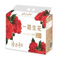 隆力奇 一路生花 原浆抽纸 180*137mm 5层*72张 6包/提 (单位:提)
