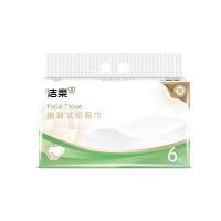 洁柔（C&S） JR281-06A   软抽抽取式面巾纸  180mmX133mm(3层)  100抽/包 6包/提 24包/箱 （单位：提）