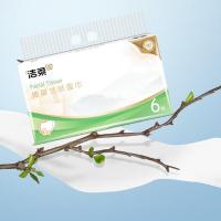 洁柔（C&S） JR281-06A   软抽抽取式面巾纸  180mmX133mm(3层)  100抽/包 6包/提 24包/箱 （单位：提）