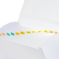 得力（deli） 5238 风琴包 13格  (单位：个 )米白