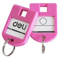 得力（deli） 9330 彩色钥匙牌 24个/筒 (单位:筒)