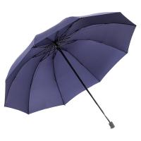 斯弥儿 SMR-JJYS002 晴雨两用商务三折伞 60cm*10K 藏青色 (单位:把)