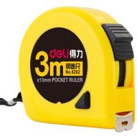 得力（deli） 8202 钢卷尺  3m*13mm  (单位：把) 黄色