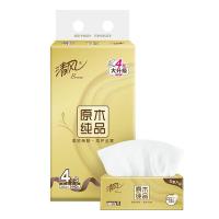 清风 BR44SJ1 抽取式面巾纸 190mm*132mm*120抽*4包（单位：提）