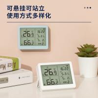 得力（deli） LE502-WH 电子温湿度计 88*69*20mm（单位：台）白色