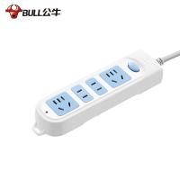 公牛（BULL） GN-607 插排 总控4位 3米（单位：个）蓝白