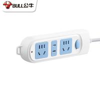 公牛（BULL） GN-606 新国标插座 3位总控(单位：个) 1.8米 白色