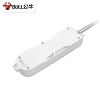 公牛（BULL） GN-606 新国标插座 3位总控(单位：个) 1.8米 白色