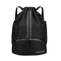 维多利亚旅行者（VICTORIATOURIST） W903 多功能健身抽绳双肩包 47*15*32cm(单位：个) 两种版本随机发货 黑色