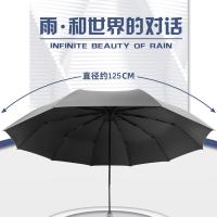 艾逸瑶选 YS-1846 10骨加厚黑胶超大全自动晴雨伞 70cm*10K（单位：把）