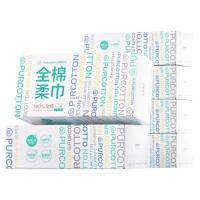 全棉时代 PPJ22700081 盒装棉柔巾 20*20CM 80抽/盒 6盒/提 (单位: 提)