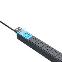 公牛（BULL） GNE-1080 PDU机柜插座 总控8位五孔 1.8米  (单位：个 )深灰色