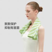 最生活 青春条纹毛巾 新疆长绒棉 A-1201 32*70cm 100g 60条/箱 (单位:条) 绿白