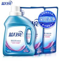 蓝月亮 深层洁净洗衣液 薰衣草香 1kg瓶装+1kg*2补充装 (单位:套)