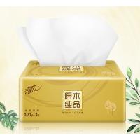 清风 原木金装抽纸 天然无香 AR10SGM2 180mm×132mm×3层×100抽×24包 (单位:箱)