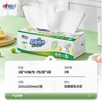 心相印（Mind Act Upon Mind） 厨房抽纸 KDT360 2层*60抽*3包*3 9包/箱 (单位:箱)