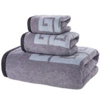 金号（KING SHORE） 金号3件套 毛方浴礼盒 方币36*36cm 毛巾72*36cm 浴中150*73cm 20套/箱 (单位:套) 灰色