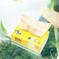 斑布（BABO） 布感原生本色抽纸 3层 原生竹浆 135mm*190mm/抽*100抽*4包 (单位:提)