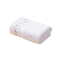恒源祥（HYX） 刺绣链花三件套 100%纯棉 HYX053MJ 毛巾:33×74cm*2 浴巾:70×140cm*1 20套/箱 (单位:套) 颜色随机