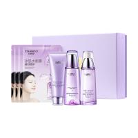 自然堂 凝时鲜颜肌活抗皱 礼盒 洁125g水160mL乳120mL（另赠面膜28mL*3片） (单位:套)