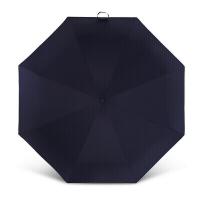 天堂伞 31115E 黑胶全自动三折晴雨伞 60cm*8骨 （单位：把）颜色随机