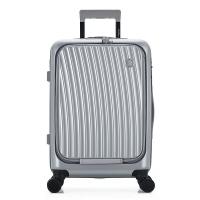 爱华仕（OIWAS） OCX6641-20 PC前开盖 带USB可充电 万向刹车轮拉杆箱 20英寸  (单位：个 )银色