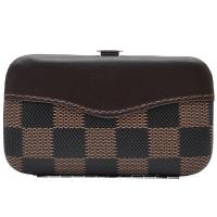 四万公里 SW3402 指甲刀套装 7件套(单位：套) 咖啡格纹