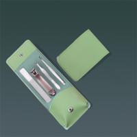 艾逸瑶选 GJ-8012 阿西娜马卡龙修容修甲工具5件套 11cm*7.5cm（单位：套）绿色