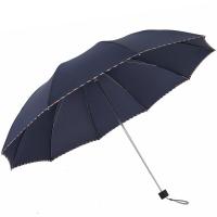 天堂 3311E  晴雨伞 64cm*10骨 （单位:把） 黑色
