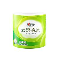 心相印（Mind Act Upon Mind） 云感柔肤 卫生卷纸 30卷 4层110g 绿色（单位：箱）