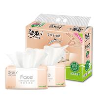 洁柔（C&S） 粉Face 抽纸 新老包装随机 M号 3层*120抽/包 6包/提 （单位:提）