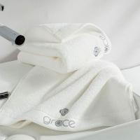 洁丽雅（grace） 8642 纯棉抗菌防螨毛巾2条装 80*36cm 2条装/组 (单位: 组)白色