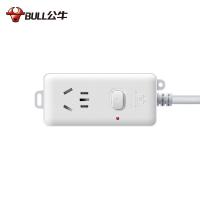 公牛（BULL） GN-104D 单控单联插座（新） 3米 白色 (单位:个)