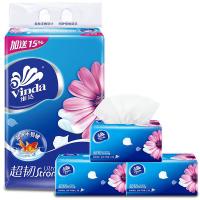 维达（Vinda） V2182 抽纸 3层150抽3包153*195mm（单位：提）