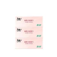 洁柔（C&S） 原生木浆软抽纸面巾纸 TR084701A 195*133mm*100抽*3包 (单位:提)