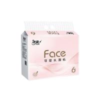 洁柔（C&S） 软抽面巾纸 自然无香 TR054501A 195*123mm 90抽3层 6包/提 (单位:提)