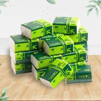 康贝葆 抽取式面巾纸 竹纤维 无香型 三层 115*180mm 300张/包  18包/箱 (单位:箱) 浅黄