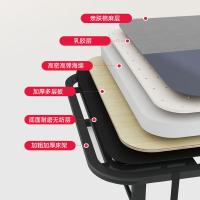 南极人（NanJiren） 四折乳胶海绵床 折叠床 折叠尺寸70*33*61.5cm 展开尺寸190*70*30cm 1张/箱 (单位:张) 灰色