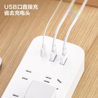 得力（deli） LX3033 插排 单个装 （单位:个） 白