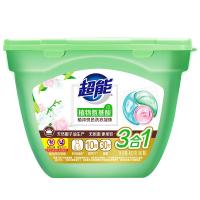 超能 植沐悦色 洗衣凝珠( (3腔)400g(40颗) 绿色风铃草香（单位：盒）新老包装随机发货