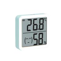 得力（deli） LE508 电子温湿度计 46*46*12.5mm  (单位：台 )白色