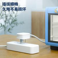 得力（deli） LX223 插座 1.8米 白灰 (单位:个)