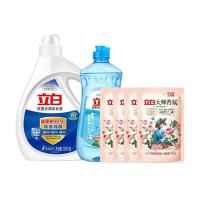 立白（Liby） 除菌洗衣液酵素洁净六件套 除菌去渍洗衣液1.05kg*1瓶+大师香氛洗衣液100克袋装*4+酵素加浓洗洁精455g （单位:套）