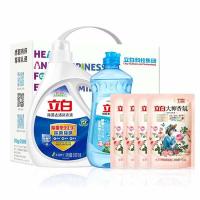 立白（Liby） 除菌洗衣液酵素洁净六件套 除菌去渍洗衣液1.05kg*1瓶+大师香氛洗衣液100克袋装*4+酵素加浓洗洁精455g （单位:套）