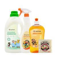 大嘴猴（Paul Frank） DZH-4 贴心管家洗化四件套 洗衣皂300g 洗洁精500g 油污剂625g 洗衣液1.5L (单位:套)