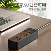 公牛（BULL）GN-R1220新国标插座  4位总控1.8米（单位：个） 黑色木纹