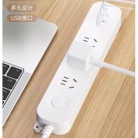 得力（deli） LX3032 插排 Type-c口+USB口+3插孔 总控1.8米 （单位:个） 白色