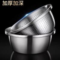 康厨亚（KANGCHUYA） KX5602-2 多用途不锈钢料理盆二件套 28cm实盆+28cm漏盆（单位：套）